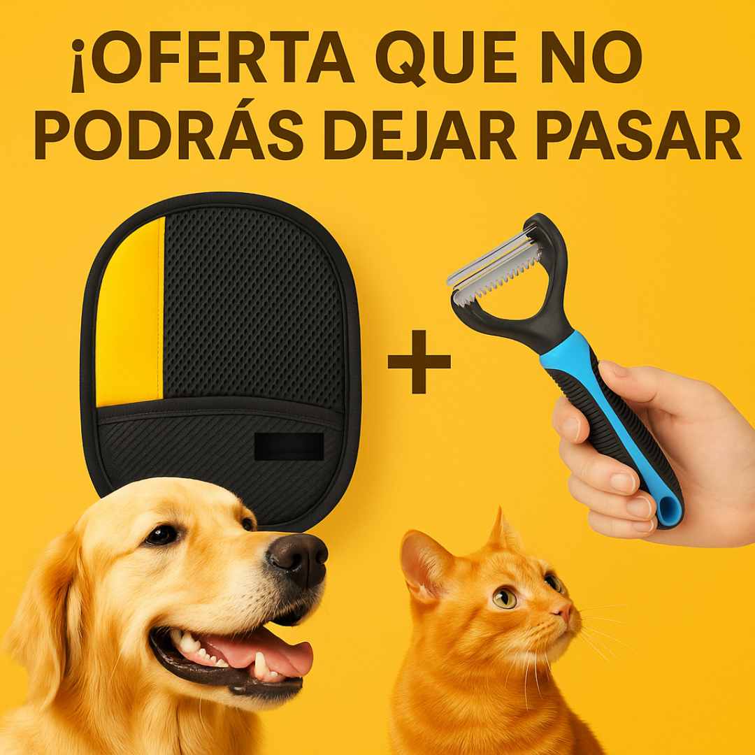 La manopla quita pelos de mascotas más vendida !!!