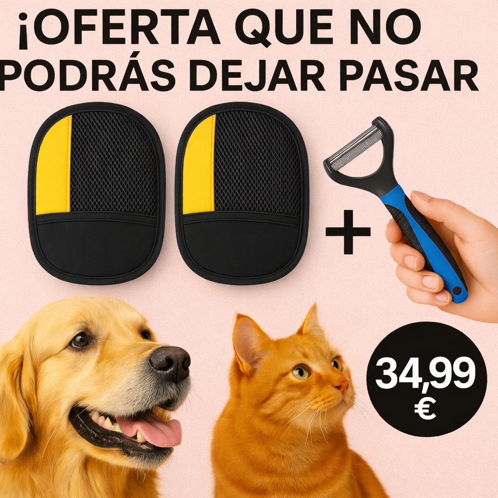 2 Manoplas + Cepillo GRATIS!!